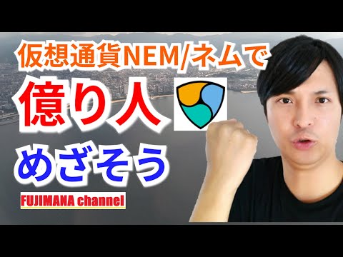 仮想通貨NEM(XEM)ネムで億り人めざそう【人気急上昇で夢がある】