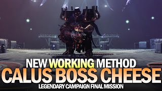 Old Calus Cheese Was Patched, So Here's a New Calus Boss Cheese - Final Lightfall Desperate Measures
