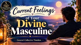 Information Current Feelings of Your Divine Masculine ❤️ What They Feel But Don't Say | Twin Flame Tarot Update