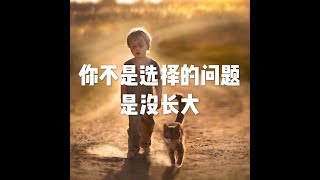 201903 你不是选择的问题　是没长大50255