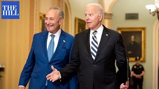 Schumer Steps On The Gas To Move President Biden's Agenda Forward
