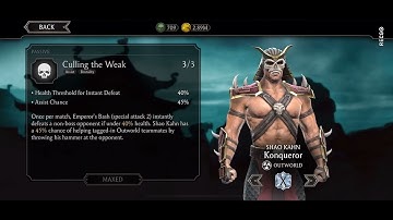 RELIC HUNT OFFICIALLY OVER AFTER FULLY MAXED OUT FUSION X OF DIAMOND KONQUEROR SHAO KAHN