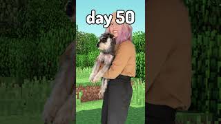 Minecraft 100 days, but its REAL LIFE