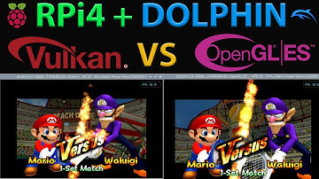 Raspberry Pi 4: GAMECUBE EMULATION (VULKAN VS. OPENGL ES) | Raspberry Pi OS 64Bit
