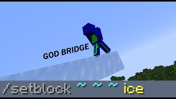 God Bridge in minecraft with command blocks
