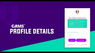 CIRMS Profile Details