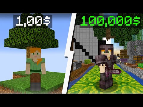 ПРОКАЧАЛ Свой ОСТРОВ и СТАЛ ТОП 1 в Майнкрафт скайблок!