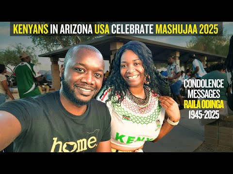 Kenyans In Arizona USA Celebrate Mashujaa Day 2025 R I P Raila Odinga