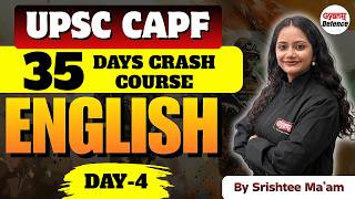 UPSC CAPF 2026 English Classes | Complete English Preparation | 35 Days Free Crash Course | GDA
