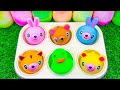 Satisfying Video l Magic Princess Paint Slime with How To Make Rainbow Lollipop Candy Cutting ASMR