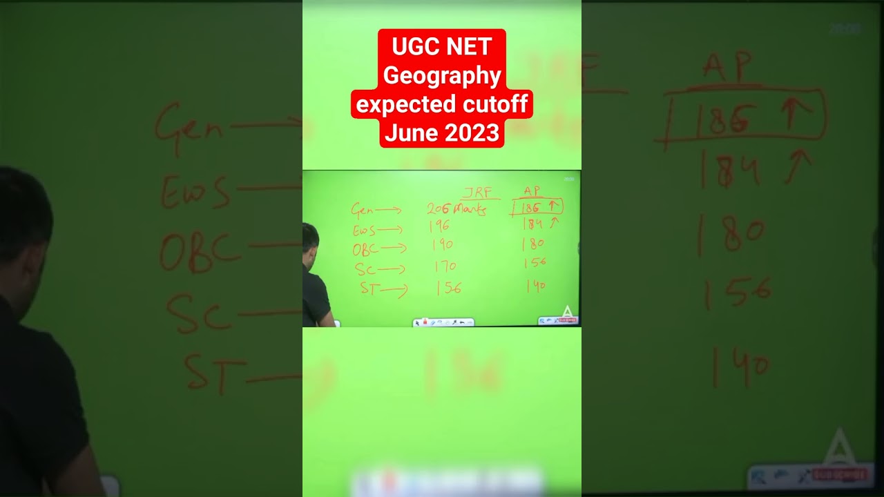 ugc net geography june 2023 expected cut off || ugc net geography june 2023geography
