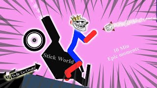 10 Min Best falls | Stickman Dismounting funny and epic moments | Like a boss compilation #752 screenshot 5