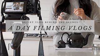 HOW I FILM AT HOME | Aesthetic vlog&#39;s behind the scenes