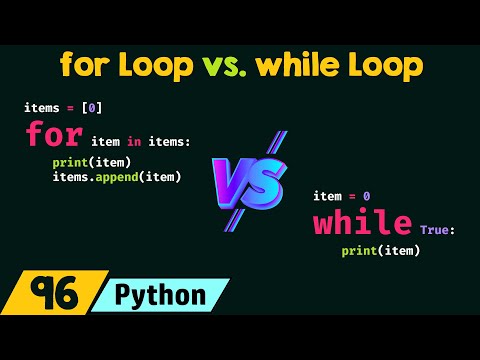 for Loop vs. while Loop in Python