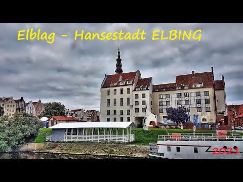 Elblag - Hansestadt ELBING -  Per Schiff durch die Stadt - Reise durch OSTPREUßEN - 2021 -