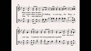 The King Is Coming with notes and lyrics