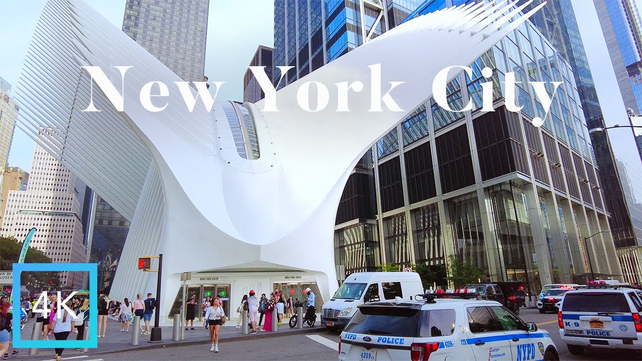 4K | New York City Summer Walk | The Oculus | Westfield World Trade Center | August 2022