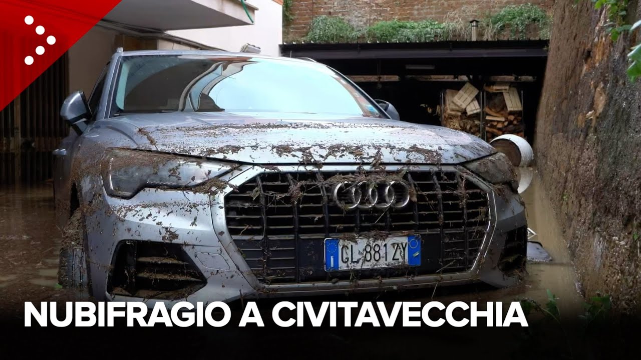 Nubifragio a Civitavecchia, strade e case allagate. Una residente: 