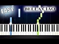 Bella Ciao - EASY Piano Tutorial by PlutaX