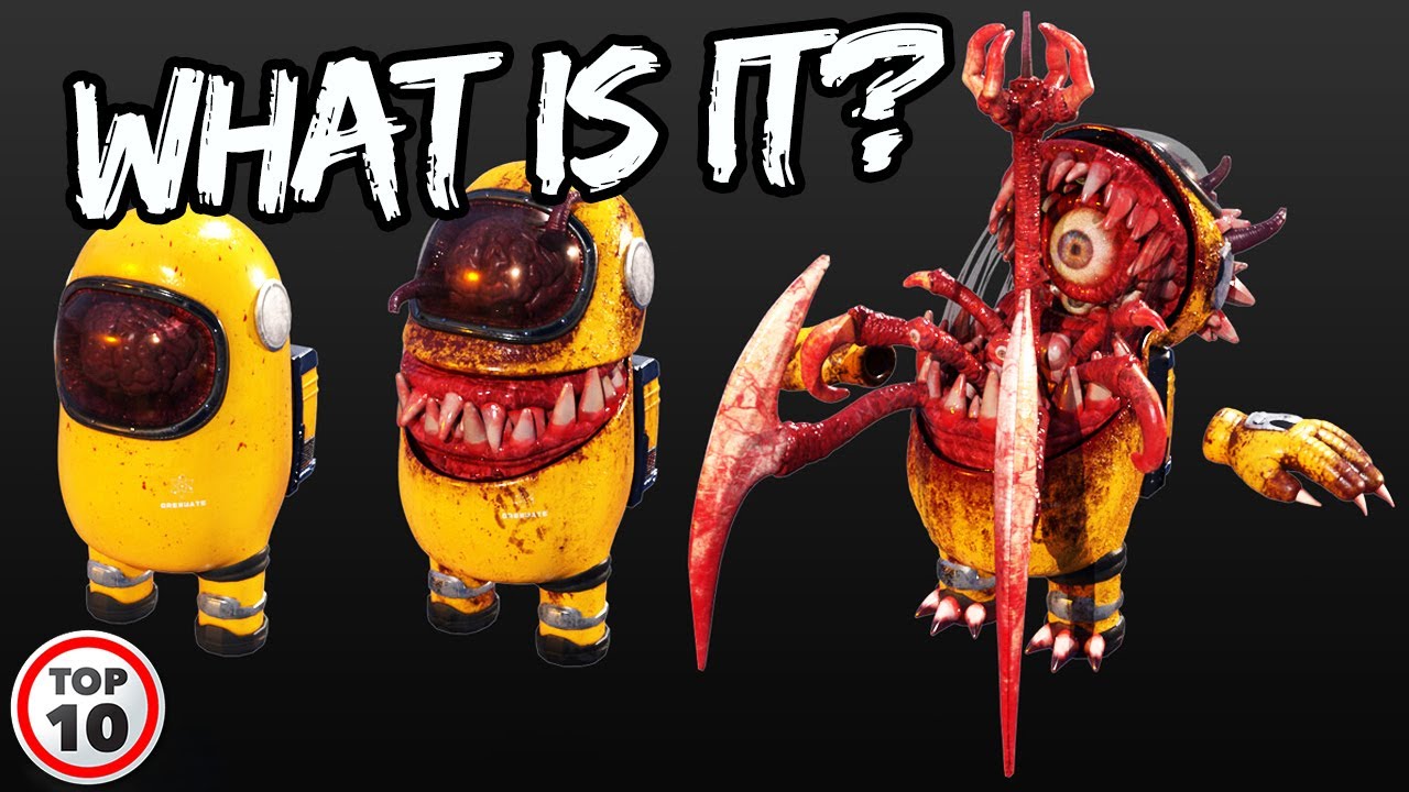 Top 10 Scary Among Us Glitches Youtube