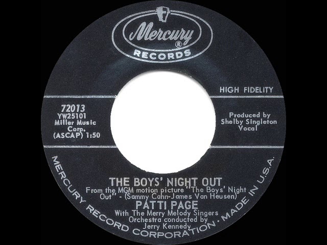 Patti Page - The Boys Night Out