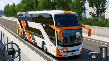 Real Coach Bus Simulator 3D - Offroad Bus Games 2025 - Bus Game Android Gameplay 😲🎧