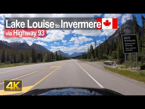 Scenic Drive from Lake Louise to Invermere through the Kootenay & Banff National Park 🇨🇦