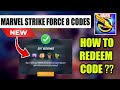 MARVEL STRIKE FORCE CODES 2025 – REWARDS GUIDE!