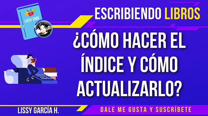 Cmo hacer un ndice y cmo actualizarlo? Cmo maqueta...