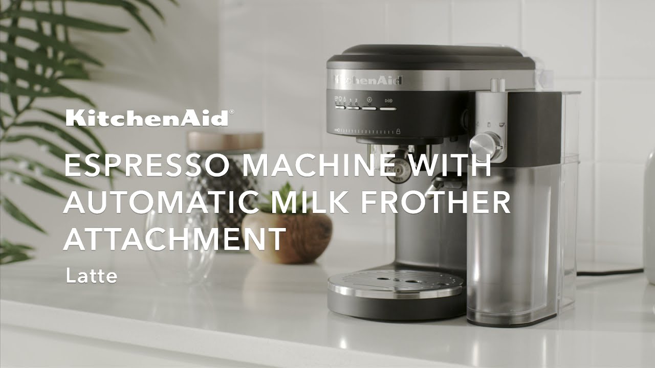 KitchenAid® Automatic Milk Frother Attachment - Brushed Stainless Stee –  Whole Latte Love