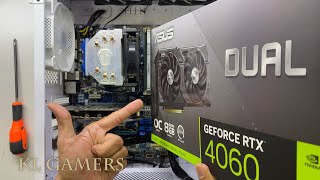 1st Gen intel Core i5 760 GIGABYTE GA-P55A-UD3P upgrade ASUS RTX4060 DUAL Gaming PC