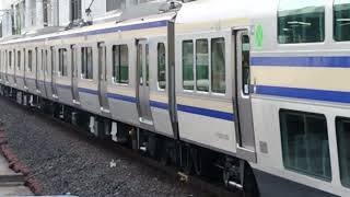 E235系1000番台クラF-34編成+クラJ-30編成横浜駅高速入線=到着