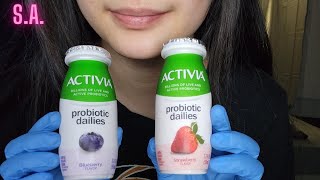 Asmr | Probiotic Yogurt Drinks