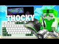 *Handcam* Extremely Thocky Bedwars ASMR Keyboard &amp; Mouse Sounds