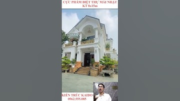 Siêu phẩm biệt thự 2 tầng mái thái đẹp nhất năm  #shorts #shortsvideo
