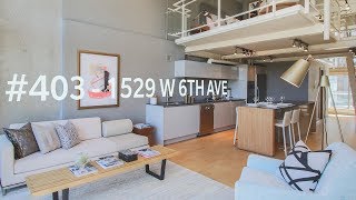 Spectacular Double-Height Loft in the WSix Building - 1529 W 6th Ave Vancouver