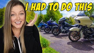 It comes down to ONE Touring Motorcycle....