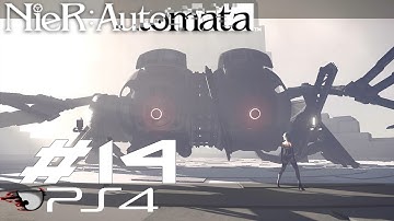 NieR: Automata Gameplay, Walkthrough - Ko-Shi & Ro-Shi Boss Fight, Ending C (PS4) - Part 14