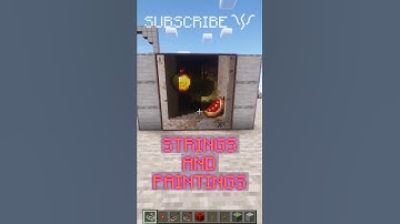 PAINTINGS cause STRINGS TO FREEZE? Is this a BUG!? | Redstone with PsiVolt #minecraft #redstone