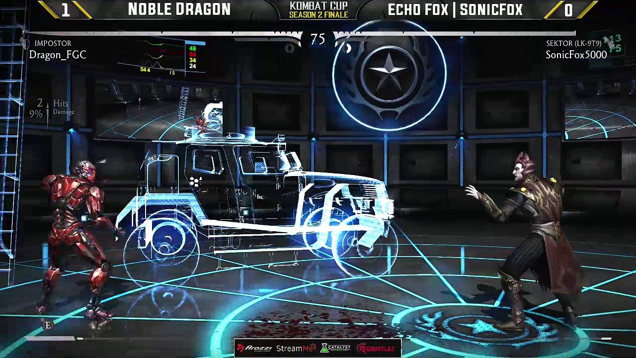 Kombat Cup S2 Finale: Noble Dragon vs Echo Fox SonicFox | MKX | Mortal Kombat X