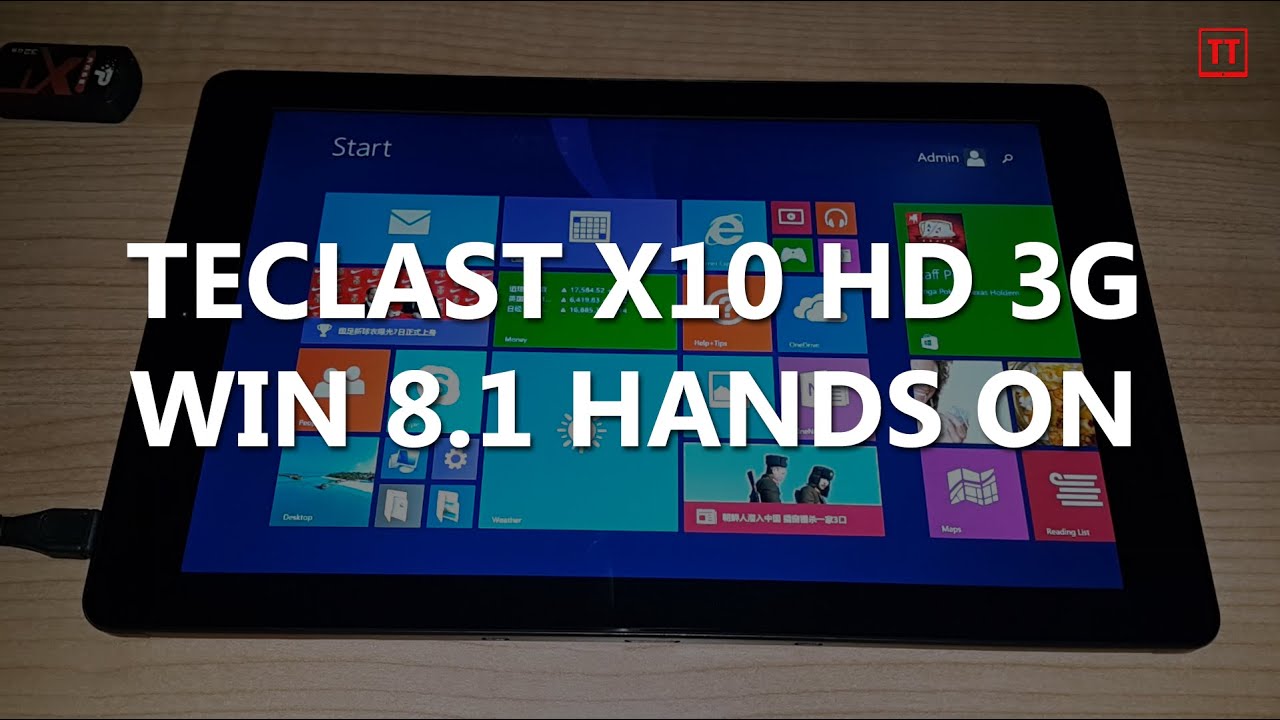 Teclast X10HD 3G - Windows 8.1 Hands on and Performance - YouTube