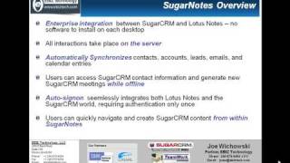 SugarNotes 1 Overview