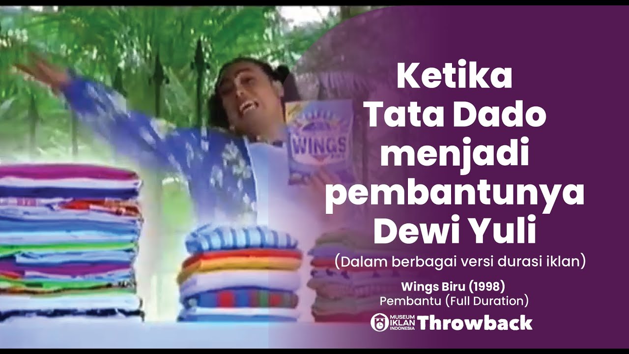 Iklan Wings Biru Pembantu (1998, Full Durations) YouTube