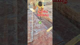 slab shuttering karne ka Sahi tarika carpenter work construction work#construction #shorts #viral