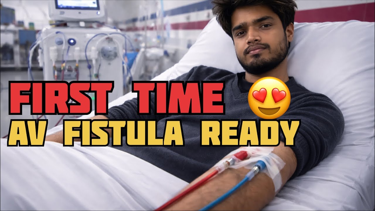 My First Dialysis Experience With AV Fishtula | Finally Got My Fistula Ready 😌