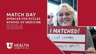 Match Day 2024 Spencer Fox Eccles School Of Medicine
