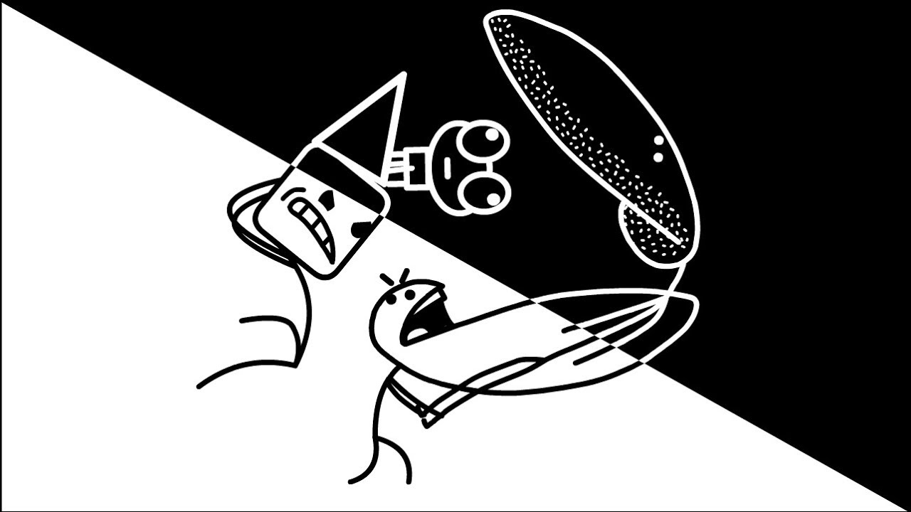 GradeAUnderA vs. LotsofSarcasm — Animated Fight (VULGAR)