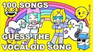 Guess The Vocaloid Song! [100 SONGS!]