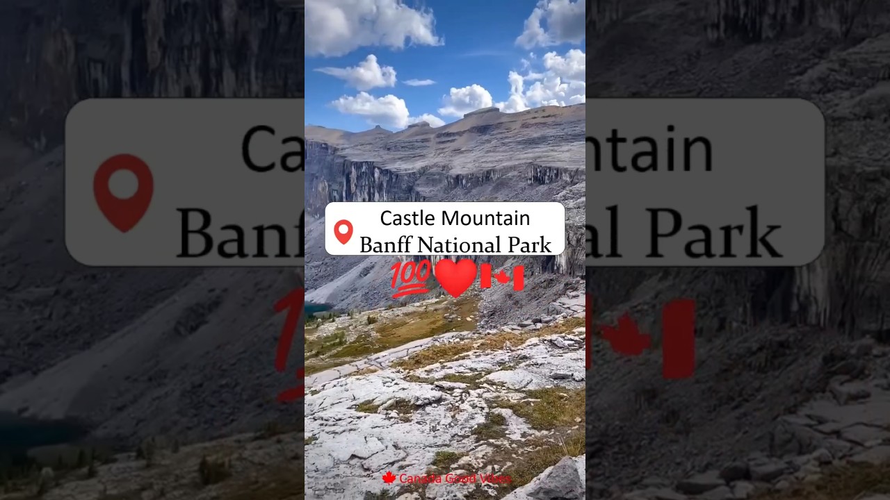 Castle Mountain — The Icon of Banff’s Skyline 🏔️✨