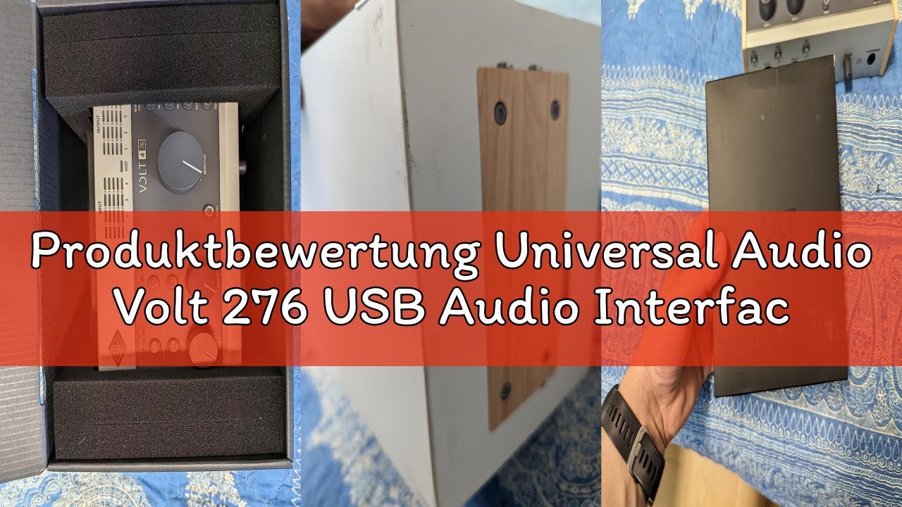 Produktbewertung Universal Audio Volt 276 USB Audio Interface zum Aufnehmen, Podcasten und Streamen